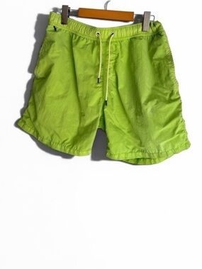 Maison Scotch & Soda Lime Green Men’s Swimsuit Bottom Trunks Size M